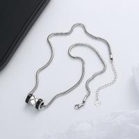 925 Sterling Silver Necklaces, with 1.97inch extender chain, Antique finish, fashion jewelry & for woman, nickel, lead & cadmium free, Length:Approx 16.93 Inch, Sold By PC