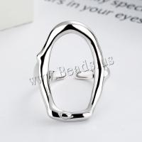 925 Sterling Silver Finger Rings, plated, fashion jewelry & for woman & hollow, more colors for choice, nickel, lead & cadmium free, 25mm, Sold By PC