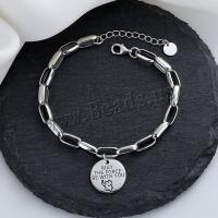 925 Sterling Silver Bangle Bracelet with 1.18inch extender chain Antique finish fashion jewelry & for woman nickel lead & cadmium free Length Approx 6.3 Inch Sold By PC