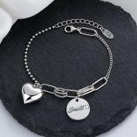 925 Sterling Silver Bangle Bracelet, with 1.18inch extender chain, Antique finish, fashion jewelry & for woman, nickel, lead & cadmium free, Length:Approx 6.3 Inch, Sold By PC