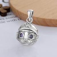 925 Sterling Silver Pendant Cat Antique finish DIY nickel lead & cadmium free Sold By PC