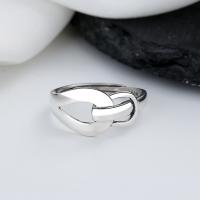 Sterling Silver Nakit Finger Ring, 925 Sterling Silver, modni nakit & za žene, nikal, olovo i kadmij besplatno, 10mm, Prodano By PC