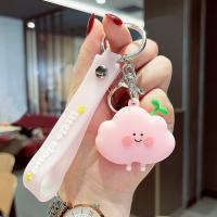 Soft PVC Key Clasp with Zinc Alloy Cloud cute & multifunctional Sold By PC