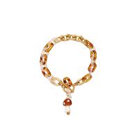 Resin Bracelet with 1.18inch extender chain mushroom fashion jewelry & for woman Length Approx 7.87 Inch Sold By PC