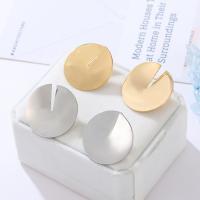 Zinc Alloy Stud Earring plated fashion jewelry & for woman nickel lead & cadmium free 30mm Sold By Pair