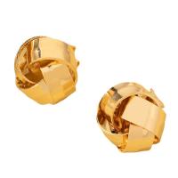 Tibetan Style Earring Clip, gold color plated, fashion jewelry & different styles for choice & for woman, 18x18mm, Sold By Pair