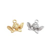 Brass Jewelry Pendants Angel real gold plated DIY Sold By PC