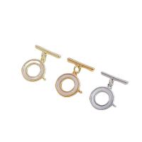 Brass Toggle Clasp, real gold plated, DIY, more colors for choice, Sold By PC