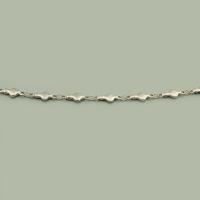 Nehrđajući čelik nakit lanac, 304 nehrđajućeg čelika, možete DIY, izvorna boja, 5x12x1.50mm, Prodano By m