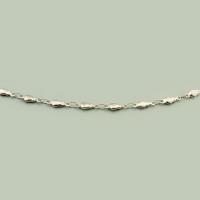 Nehrđajući čelik nakit lanac, 304 nehrđajućeg čelika, možete DIY, izvorna boja, 3x10x2mm, Prodano By m
