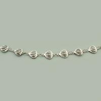 Nerezová ocel šperky řetěz, 304 Stainless Steel, DIY & dutý, Původní barva, 4x12x2mm, Prodáno By m