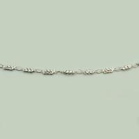 Acier inoxydable chaîne de bijoux, Acier inoxydable 304, DIY & creux, couleur originale, 5x10x2mm, Vendu par m