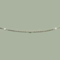 Nehrđajući čelik nakit lanac, 304 nehrđajućeg čelika, Stan Okrugli, možete DIY, izvorna boja, 4x7x0.50mm, Prodano By m
