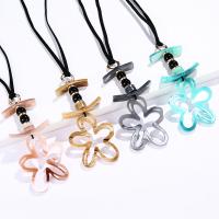 Sweater Chain Necklace, Acrylic, fashion jewelry & for woman, more colors for choice, 90x65mm, Length:Approx 96 cm, Sold By PC