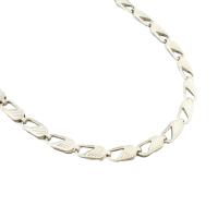Nehrđajući čelik nakit lanac, 304 nehrđajućeg čelika, možete DIY, izvorna boja, 4x10x1.50mm, Prodano By m