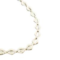 Stainless Steel Jewelry Chain, 304 Stainless Steel, Rhombus, DIY, original color, 5x9x1.50mm, Sold By m