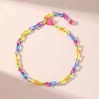 Fashion Jewelry Anklet, Acrylic, handmade, for woman, multi-colored, Sold By PC