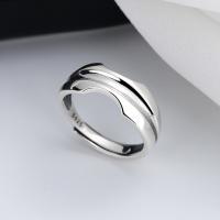 Sterling Silver Κοσμήματα δάχτυλο του δακτυλίου, 925 ασημένιο ασήμι, κοσμήματα μόδας & για τη γυναίκα, νικέλιο, μόλυβδο και κάδμιο ελεύθεροι, 8mm, Sold Με PC
