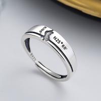 Sterling Silver Nakit Finger Ring, 925 Sterling Silver, modni nakit & za žene, nikal, olovo i kadmij besplatno, 5mm, Prodano By PC