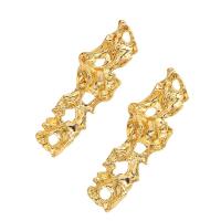 Zinc Alloy Stud Earring KC gold color plated fashion jewelry & for woman golden nickel lead & cadmium free Sold By Pair
