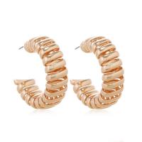 Tibetan Style Stud Earring, gold color plated, fashion jewelry & for woman, 35x10mm, Sold By Pair