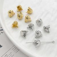Brass Earring Stud Component, plated, DIY, more colors for choice, nickel, lead & cadmium free, 10x9mm, Sold By PC