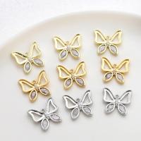 Cubic Zirconia Brass Pendants with Cubic Zirconia Butterfly plated for woman Sold By PC