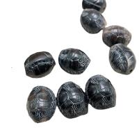 Perles bijoux en pierres gemmes, Corne de boeuf, tortue, DIY, 22x19mm, Vendu par PC