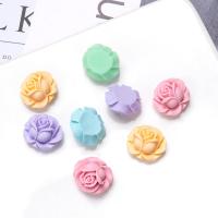 Mobile Phone DIY Decoration, Resin, Rose, epoxy gel, more colors for choice, 20x18mm, Sold By PC