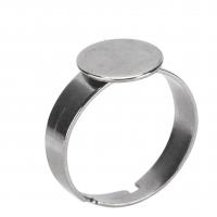 Vinger Ring in edelstaal, 304 roestvrij staal, uniseks, oorspronkelijke kleur, 10mm, Verkocht door PC