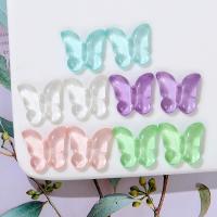 Mobile Phone DIY Decoration, Resin, Butterfly, epoxy gel, more colors for choice, 23x24mm, Sold By PC