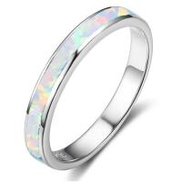 Zinc Alloy Finger Ring with Opal fashion jewelry & Unisex nickel lead & cadmium free 20mm Sold By PC