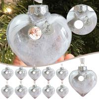 Hängende Ornamente, Zinklegierung, Herz, Weihnachts-Design & verschiedene Muster für Wahl, frei von Nickel, Blei & Kadmium, 100x90mm, verkauft von PC