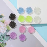 Mobile Phone DIY Decoration, Resin, Rose, epoxy gel, more colors for choice, 20x20mm, Sold By PC