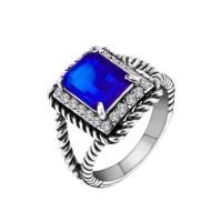 Zink Alloy Finger Ring, mode smycken & Unisex & olika storlek för val & med strass, fler färger för val, nickel, bly och kadmium gratis, Säljs av PC