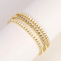 Stainless Steel Jewelry Bracelet, 304 Stainless Steel, plated, fashion jewelry & for woman, more colors for choice, Length:Approx 17.5 cm, Sold By PC