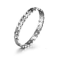Stainless Steel Bangle, 304 Stainless Steel, polished, fashion jewelry & for woman & hollow, original color, 7.80mm, Length:Approx 17 cm, Sold By PC