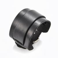Cowhide Bracelet with 316L Stainless Steel handmade fashion jewelry & Unisex Length 20-22 cm Sold By PC