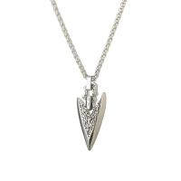 Nehrđajućeg čelika, nakit ogrlice, 316L Stainless Steel, modni nakit & polirana & bez spolne razlike, srebro, Dužina 60 cm, Prodano By PC