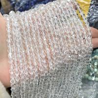 Perles de Quartz clair naturel, poli, DIY & normes différentes pour le choix & facettes, transparent, Vendu par Environ 38 cm brin
