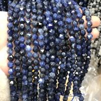 Natural Sodalite Beads polished DIY & faceted blue Sold Per Approx 38 cm Strand