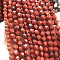 Gemstone Ékszer Gyöngyök, Red Jasper, csiszolt, DIY & különböző méretű a választás & sokoldalú, piros, Naponta eladott Kb 38 cm Strand