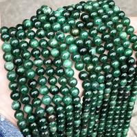 Dragi kamen perle Nakit, Euchlorite Kmaite, Krug, uglađen, možete DIY & različite veličine za izbor, zelen, Prodano Per Približno 38 cm Strand