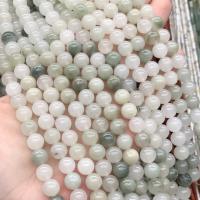 Jade Perlen, Burma Jade, rund, poliert, DIY & verschiedene Größen vorhanden, gemischte Farben, verkauft per ca. 38 cm Strang