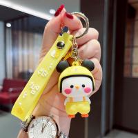 Zinc Alloy Key Clasp Soft PVC with Zinc Alloy cute & multifunctional & Unisex Sold By PC