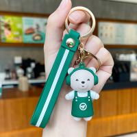 Tibetan Style Key Clasp, Soft PVC, with Tibetan Style, Bear, cute & multifunctional & Unisex & different styles for choice, Sold By PC