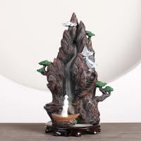 Backflow Incense Burner, Resin, handmade, for home and office & durable, 220x370mm, Sold By PC