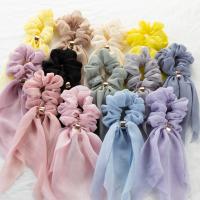 Провод Bun Лук, ткань, Связанный вручную, ювелирные изделия моды & Женский, Много цветов для выбора, продается PC