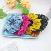 Hair Scrunchies, Cloth, handmade, fashion jewelry & for woman, more colors for choice, Inner Diameter:Approx 40mm, Sold By PC