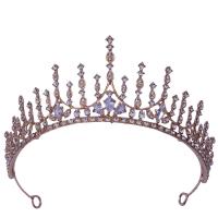 Bridal Tiaras, Tibetan Style, plated, micro pave cubic zirconia & for woman, more colors for choice, nickel, lead & cadmium free, Inner Diameter:Approx 150mm, Sold By PC